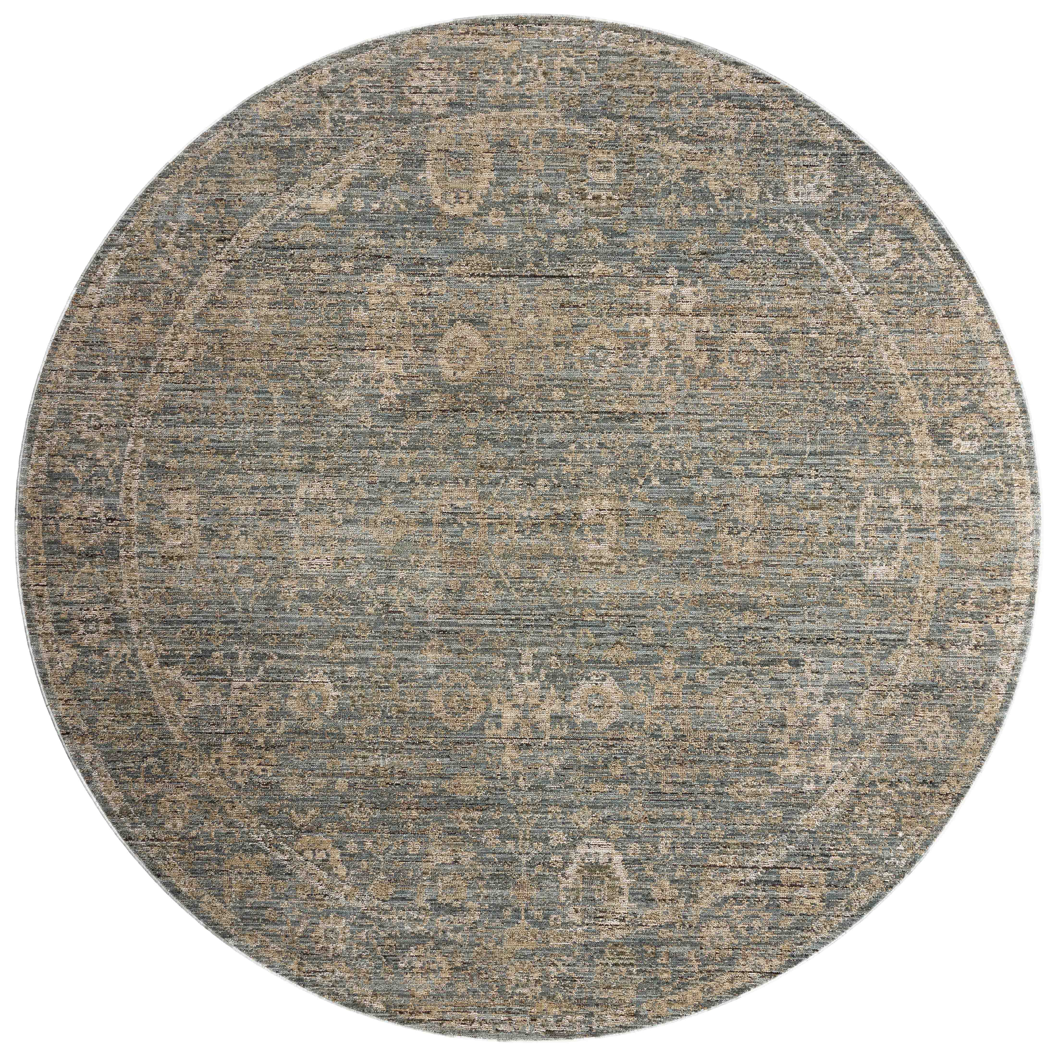 Loloi Priscilla Blue / Sand Rug RUGS - synthetic Loloi 18" x 18" sample