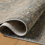 Loloi Priscilla Blue / Sand Rug RUGS - synthetic Loloi 18" x 18" sample