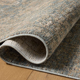 Loloi Priscilla Blue / Sand Rug RUGS - synthetic Loloi 18" x 18" sample