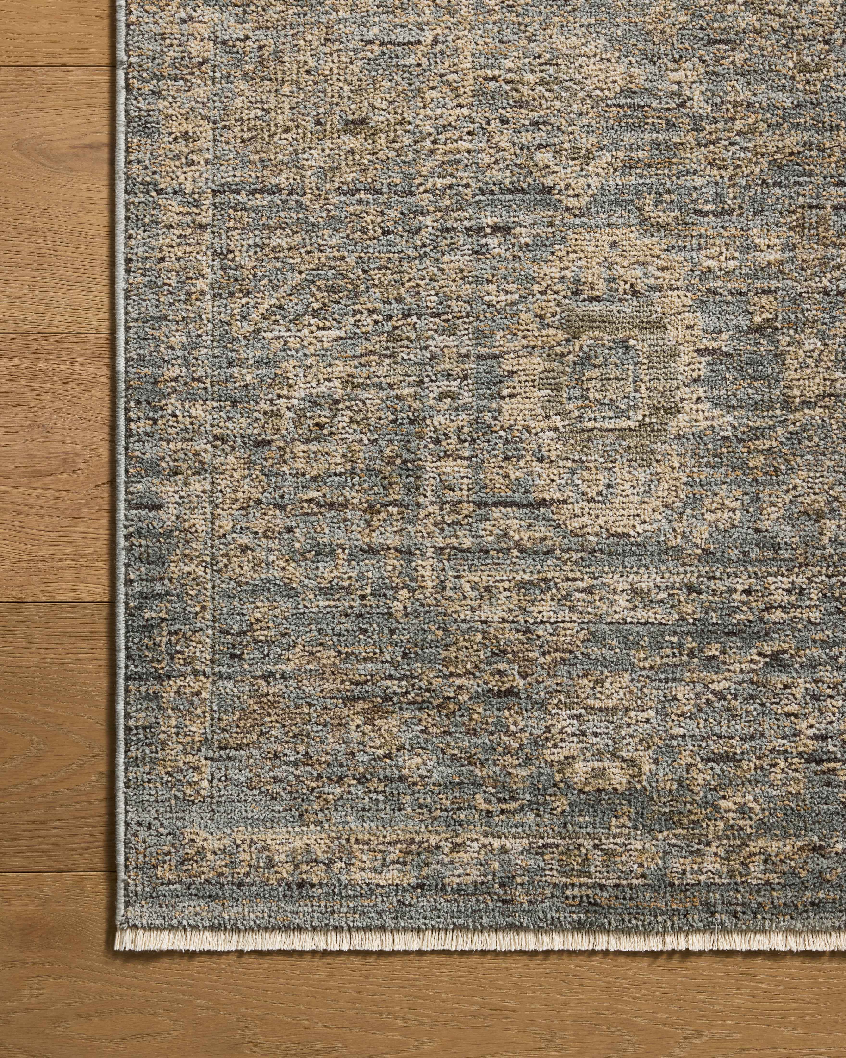 Loloi Priscilla Blue / Sand Rug RUGS - synthetic Loloi 18" x 18" sample