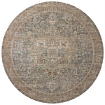 Loloi Priscilla Blue / Bark Rug RUGS - synthetic Loloi 18" x 18" sample