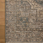 Loloi Priscilla Blue / Bark Rug RUGS - synthetic Loloi 18" x 18" sample