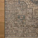 Loloi Priscilla Blue / Bark Rug RUGS - synthetic Loloi 18" x 18" sample