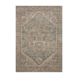 Loloi Priscilla Blue / Bark Square Rug