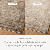 Loloi Priscilla Sand / Earth Rug RUGS - synthetic Loloi 18" x 18" sample