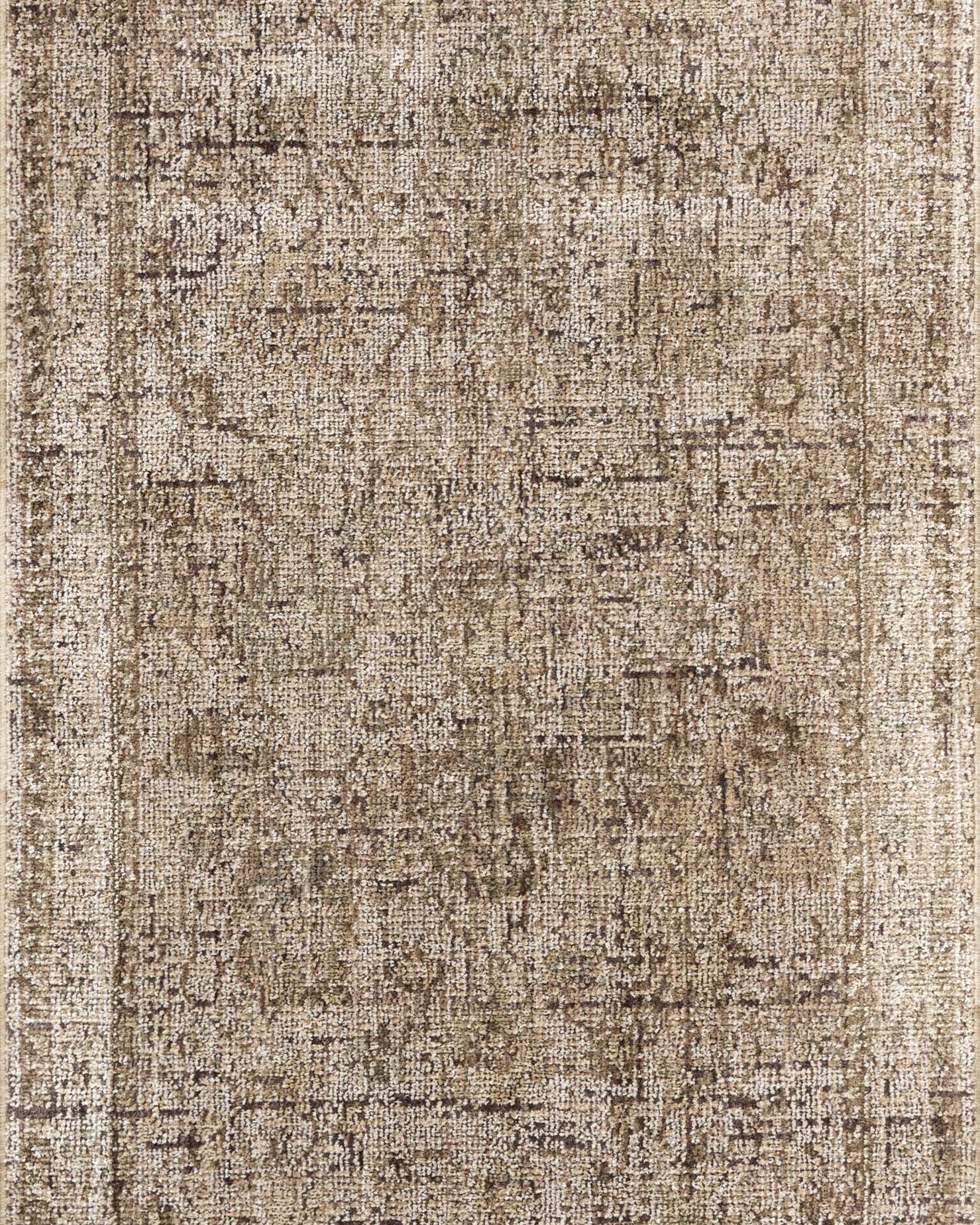 Loloi Priscilla Sand / Earth Square Rug RUGS - synthetic Loloi
