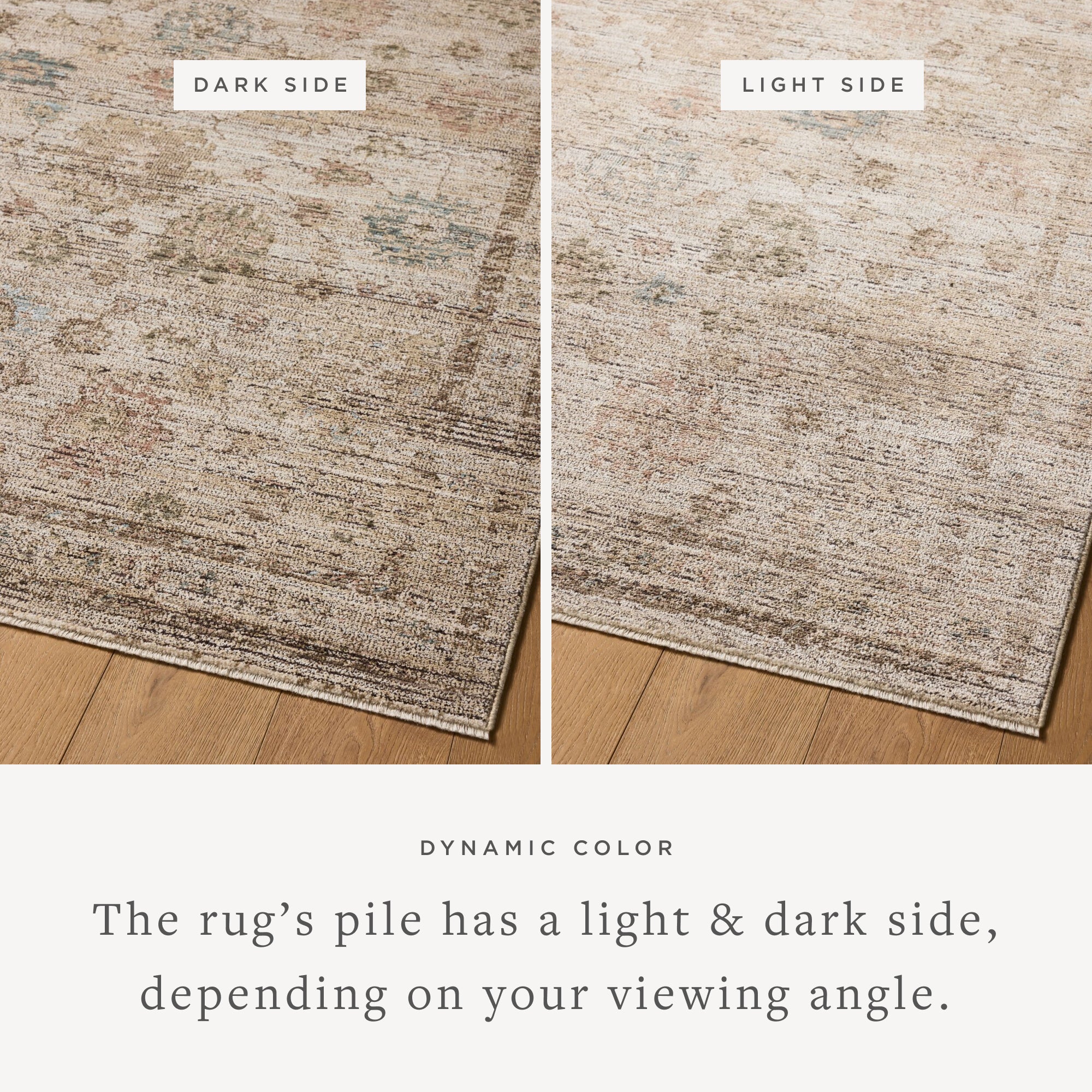 Loloi Priscilla Ivory / Multi Square Rug RUGS - synthetic Loloi