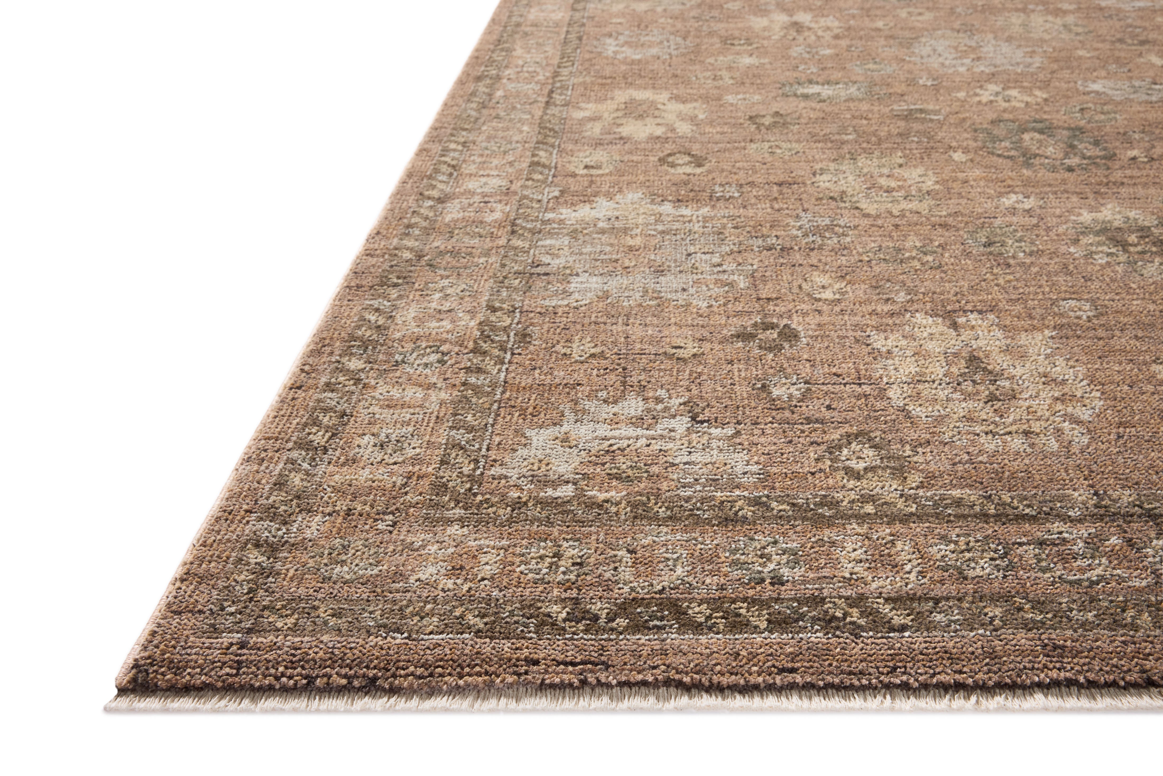 Loloi Priscilla Blush / Multi Square Rug RUGS - synthetic Loloi