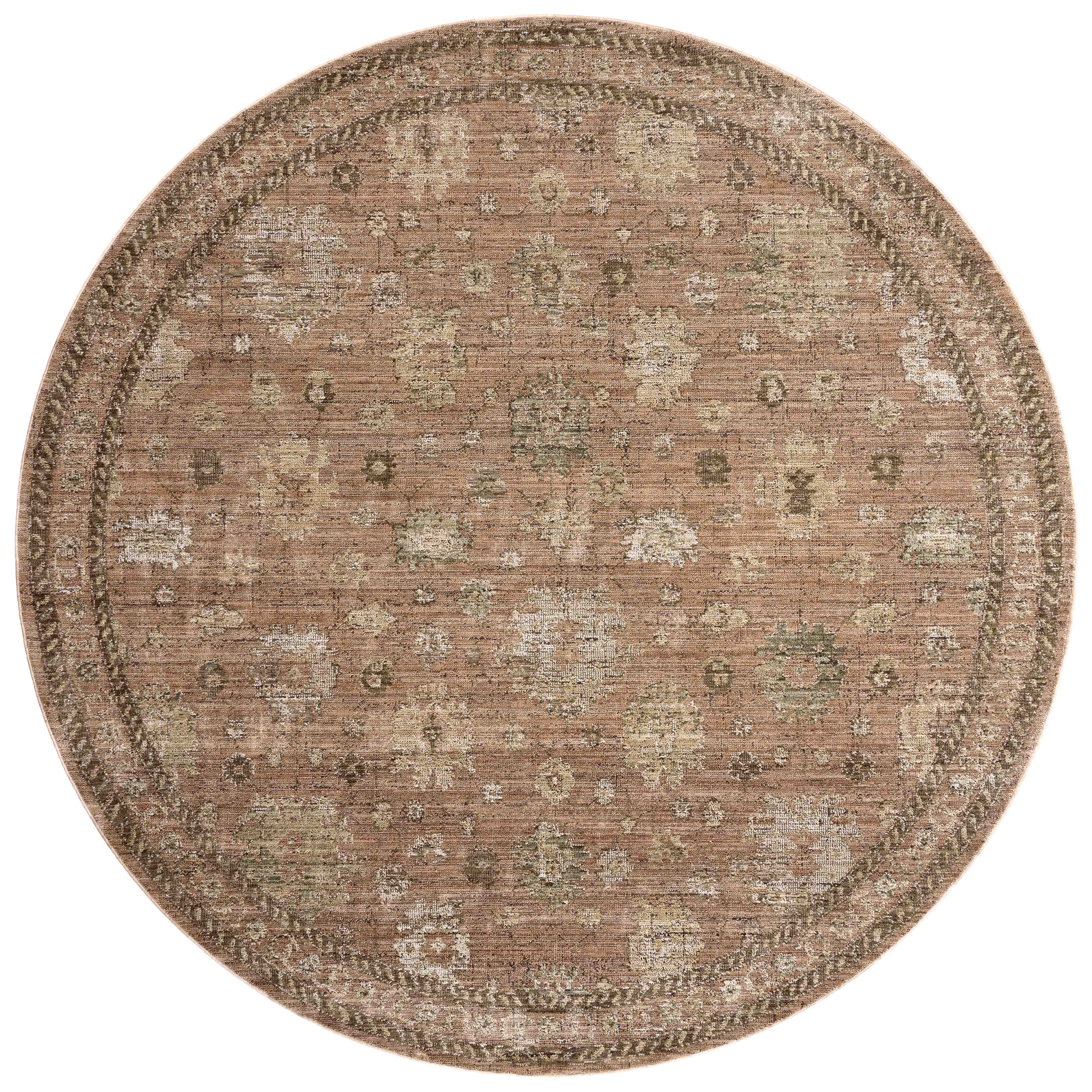 Loloi Priscilla Blush / Multi Square Rug RUGS - synthetic Loloi
