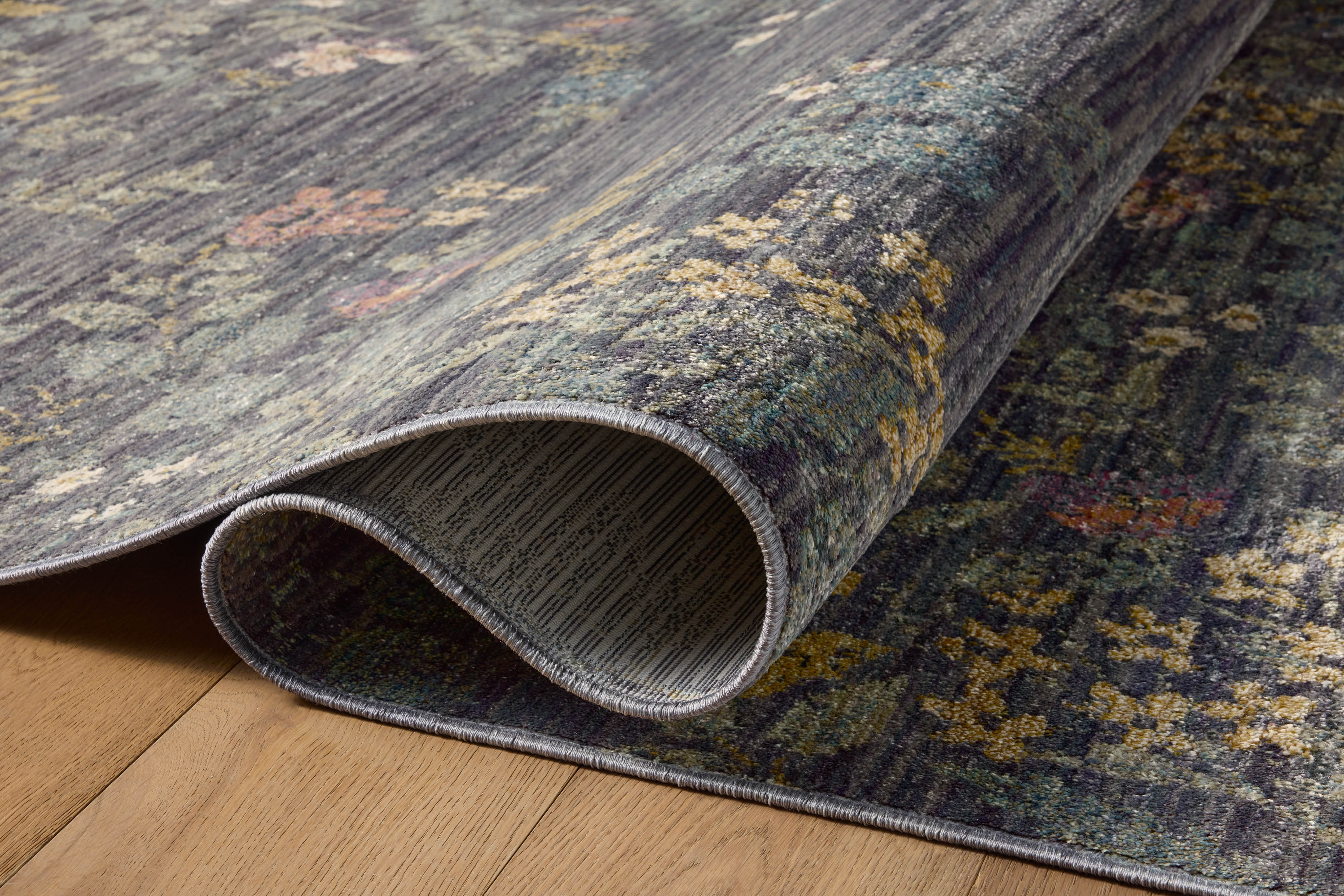 Rifle Paper Co. x Loloi Provence Slate Rug 1-RUGS-patterned Loloi
