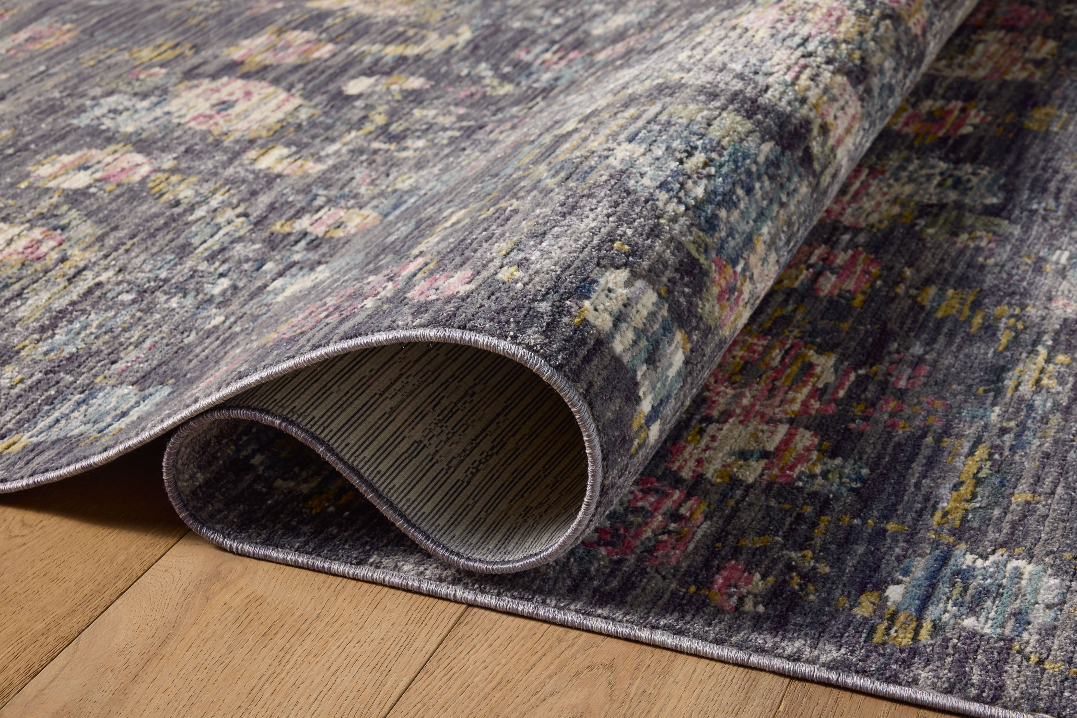 Rifle Paper Co. x Loloi Provence Slate Rug No.1 RUGS - synthetic Loloi 18" x 18"