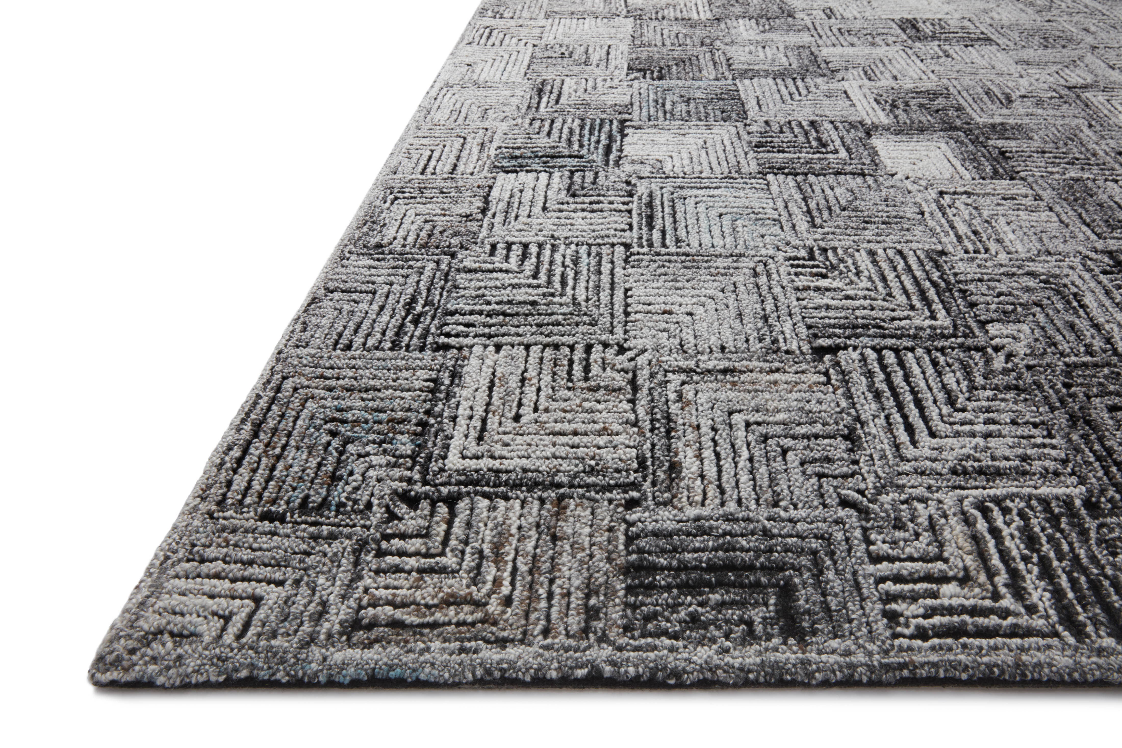 Loloi Prescott Silver Rug RUGS - wool Loloi