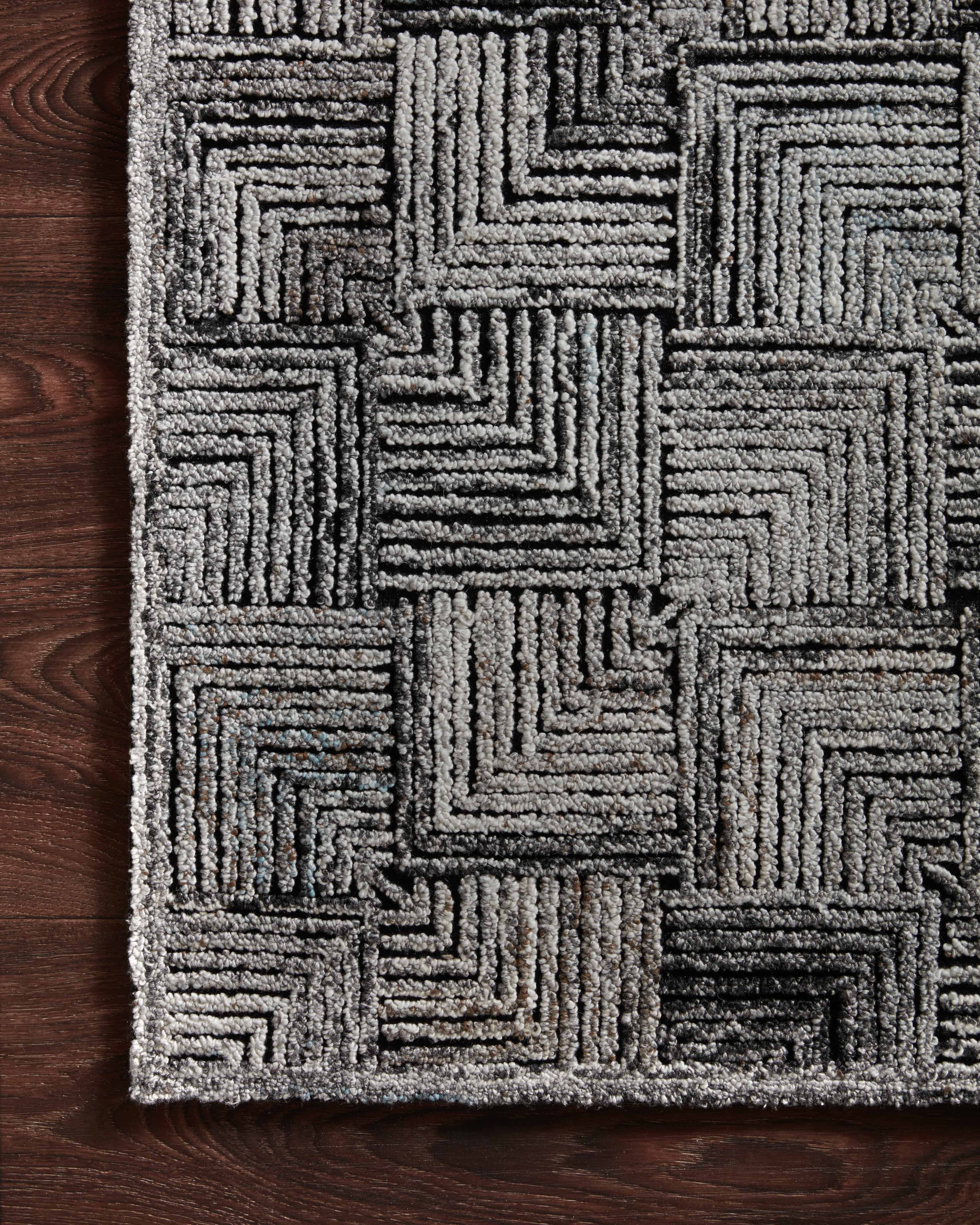 Loloi Prescott Silver Rug RUGS - wool Loloi