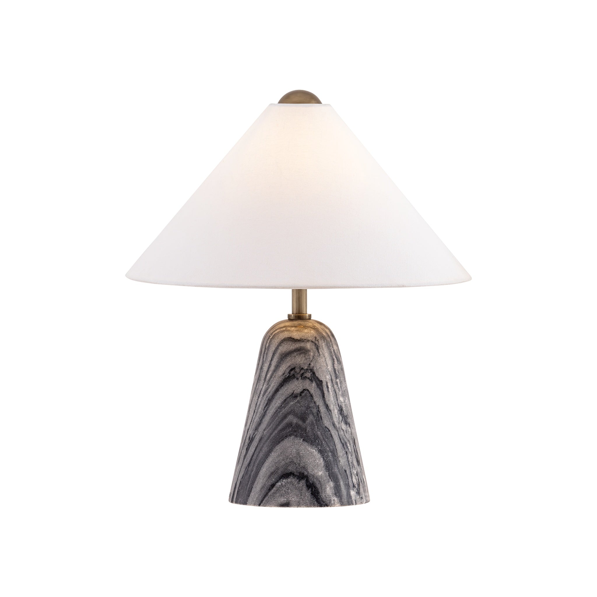 Millbrae Table Lamp, Patina Brass