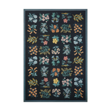 Rifle Paper Co. x Loloi Perennial Wildflower Black Rug