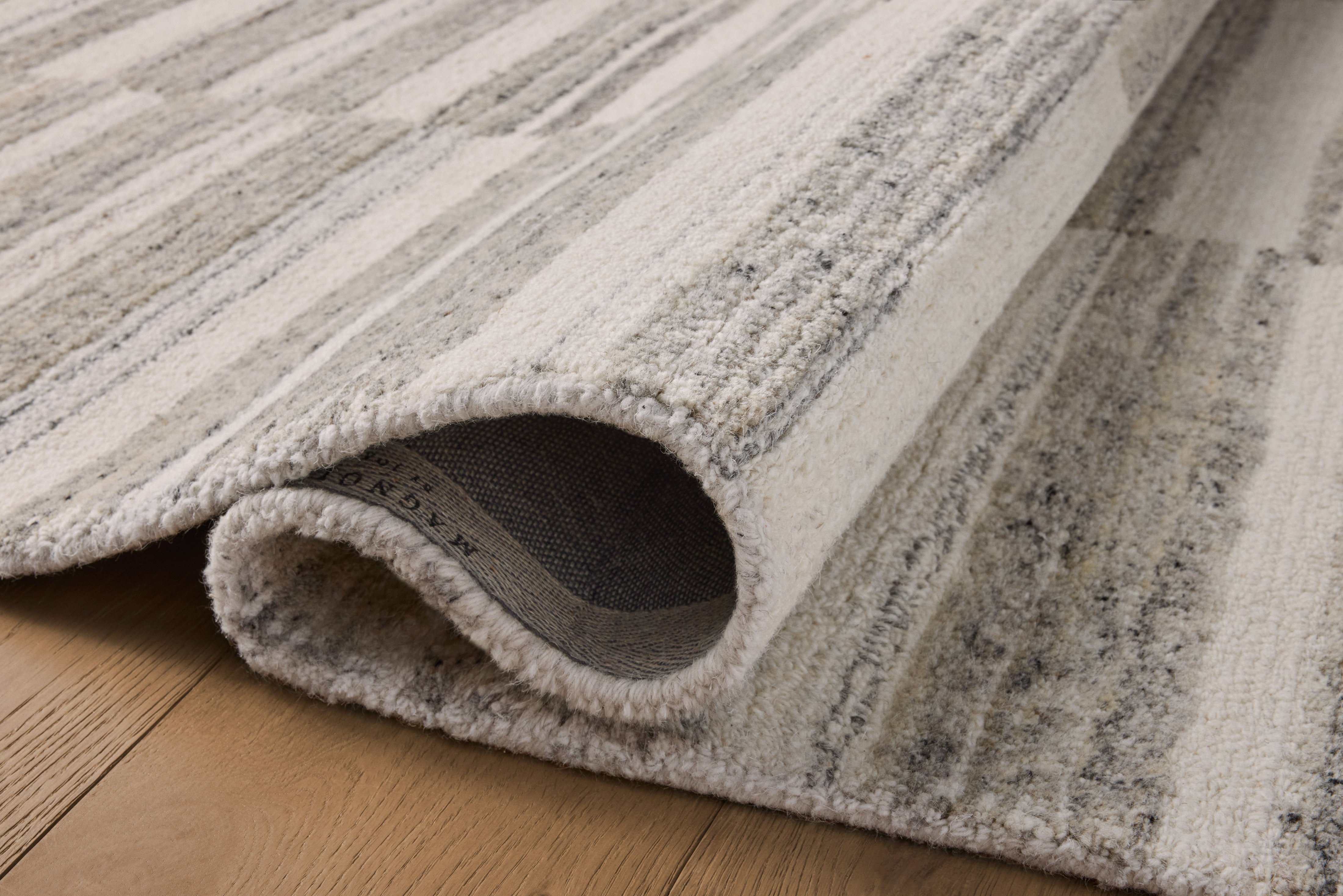 Joanna Gaines x Loloi Rae Stone / Ivory Rug RUGS - wool Loloi
