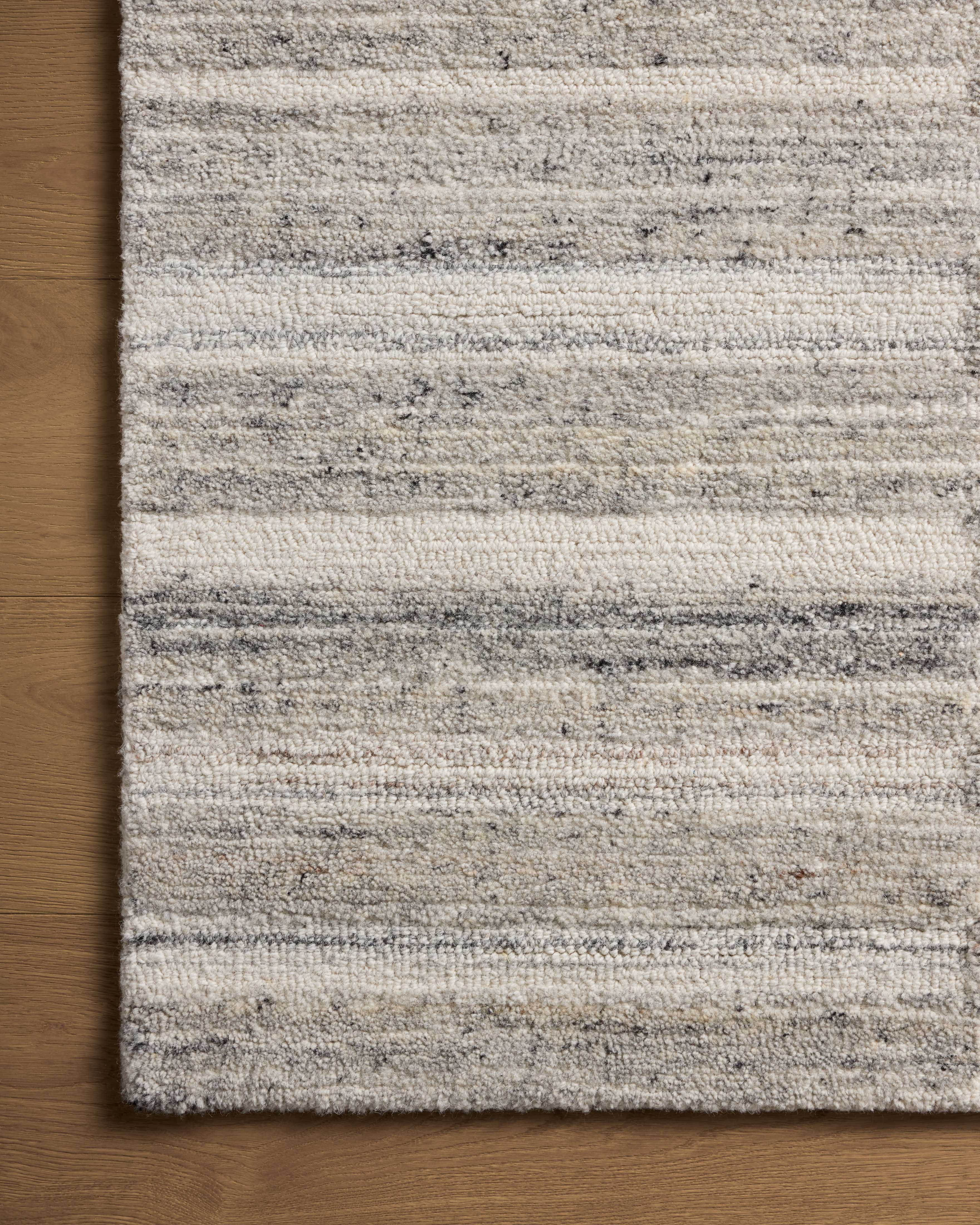 Magnolia Home by Joanna Gaines x Loloi Rae Stone / Ivory Rug 0-RUGS-wool Loloi