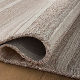 Magnolia Home by Joanna Gaines x Loloi Rae Clay / Ivory Rug 0-RUGS-wool Loloi