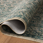 Chris Loves Julia x Loloi Ramona Bone / Teal Rug - Rug & Weave