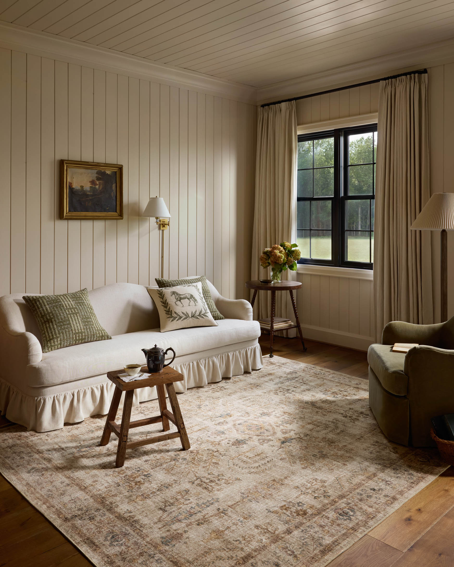 Chris Loves Julia x Loloi Ramona Ivory / Multi Rug - Rug & Weave