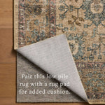Chris Loves Julia x Loloi Ramona Khaki / Multi Rug - Rug & Weave