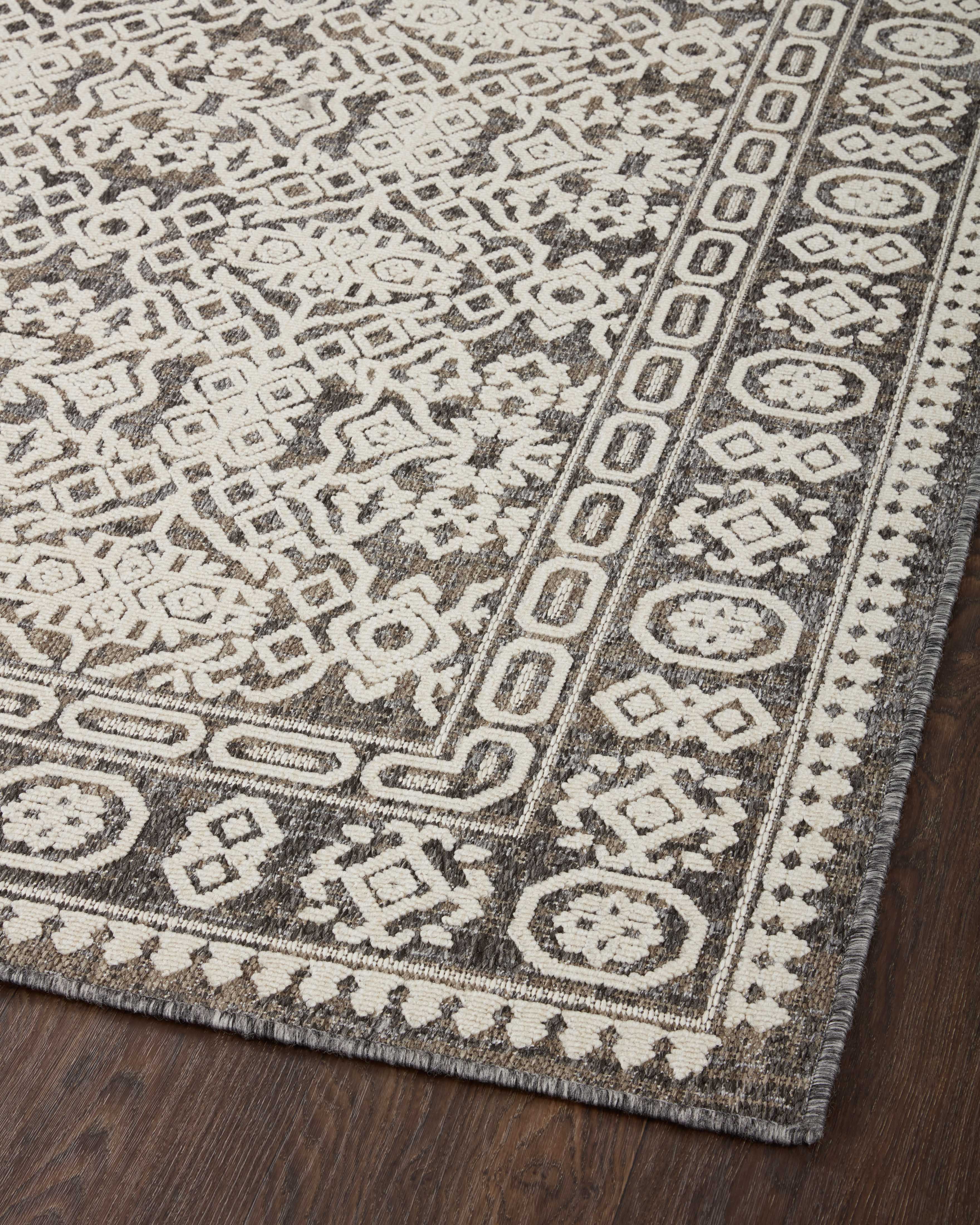 Loloi Rainier Pebble / Ivory Rug Loloi