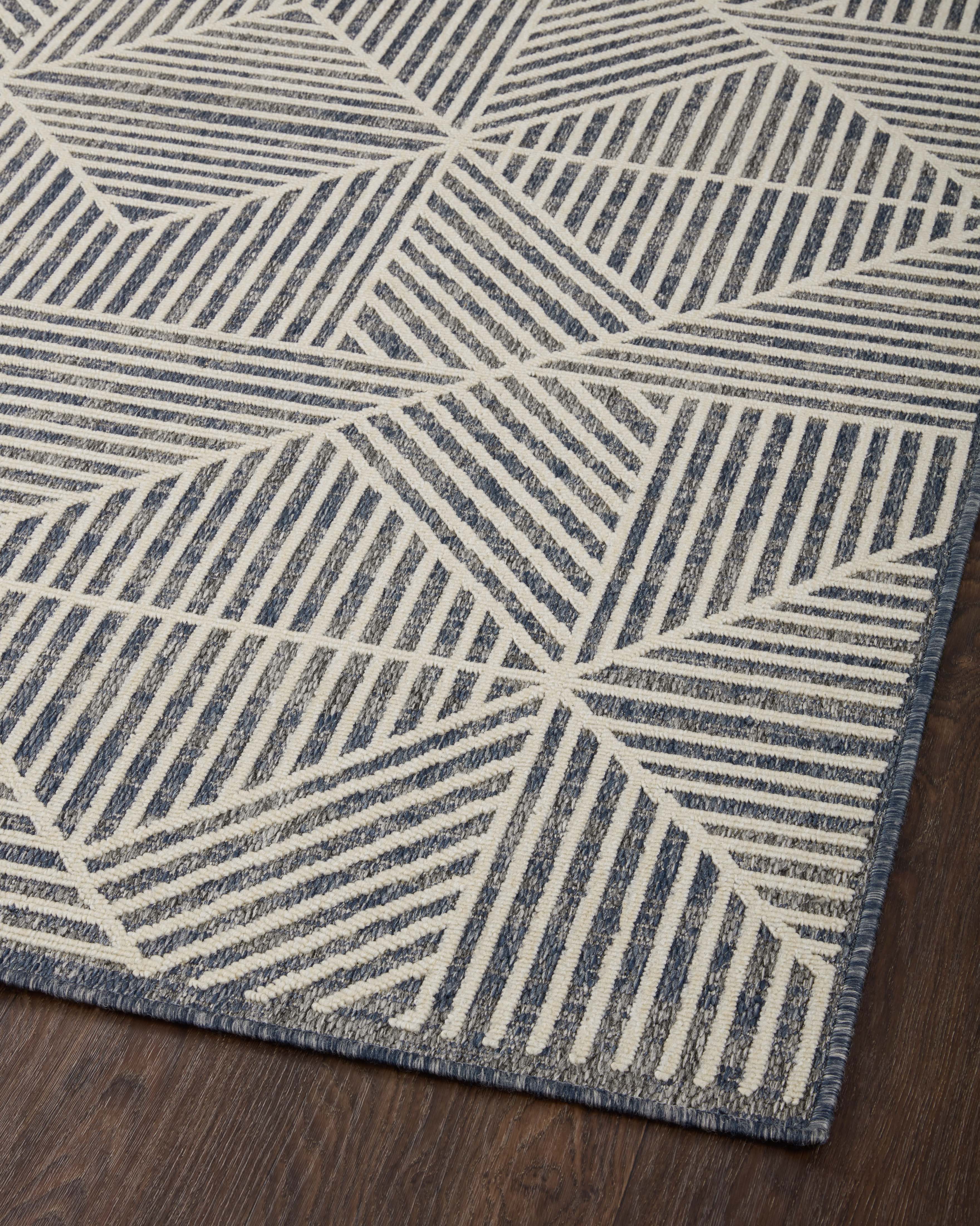 Loloi Rainier Denim / Ivory Rug No.1 Loloi