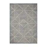Loloi Rainier Denim / Ivory Rug No.1 Loloi 18" x 18"