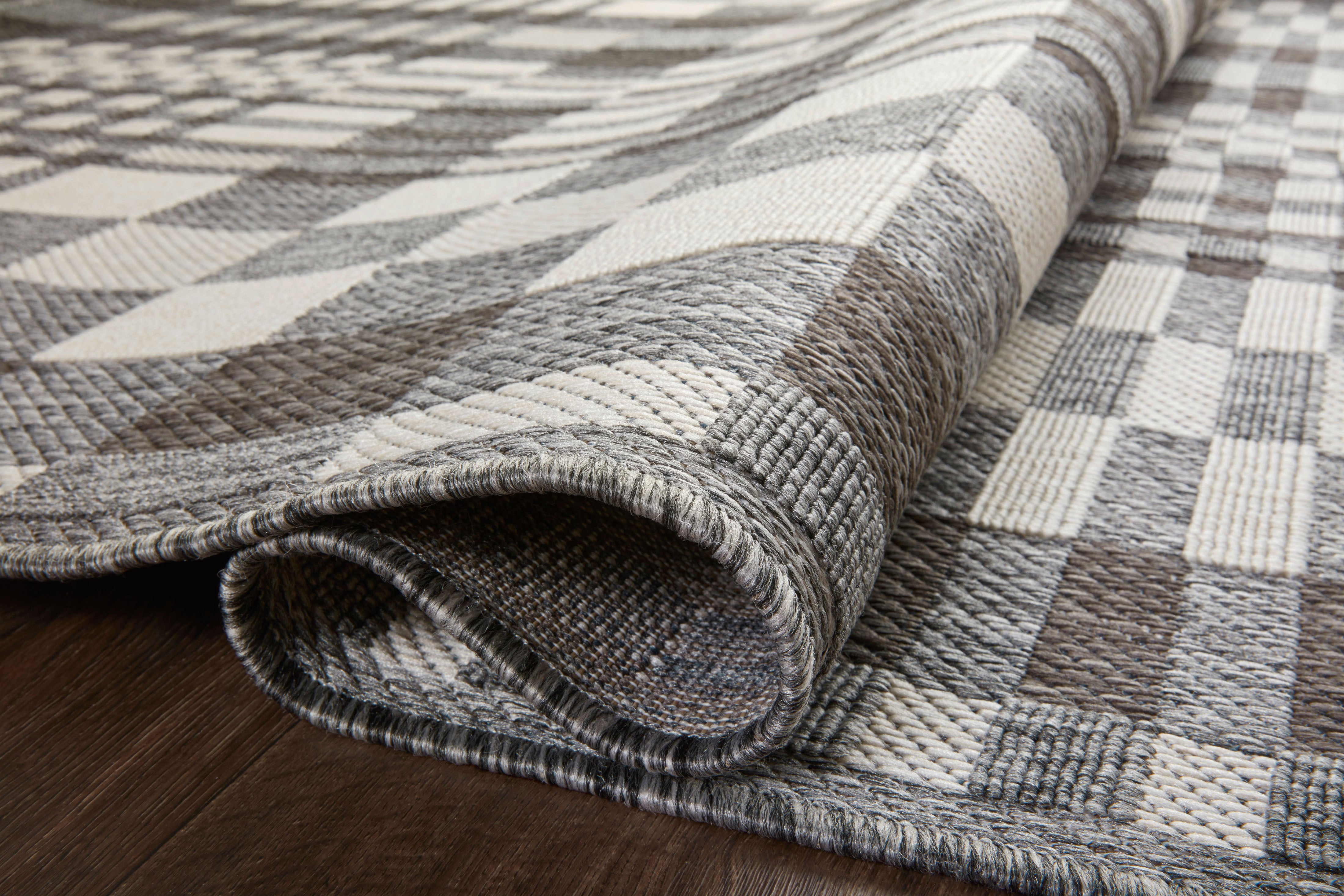 Loloi Rainier Ivory / Pebble Rug Loloi