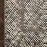 Loloi Rainier Ivory / Charcoal Rug Loloi