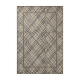 Loloi Rainier Ivory / Charcoal Rug Loloi 18" x 18"