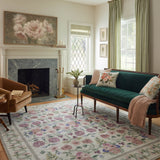 Rifle Paper Co. x Loloi Rosa Ivory Rug 0-RUGS-patterned Loloi