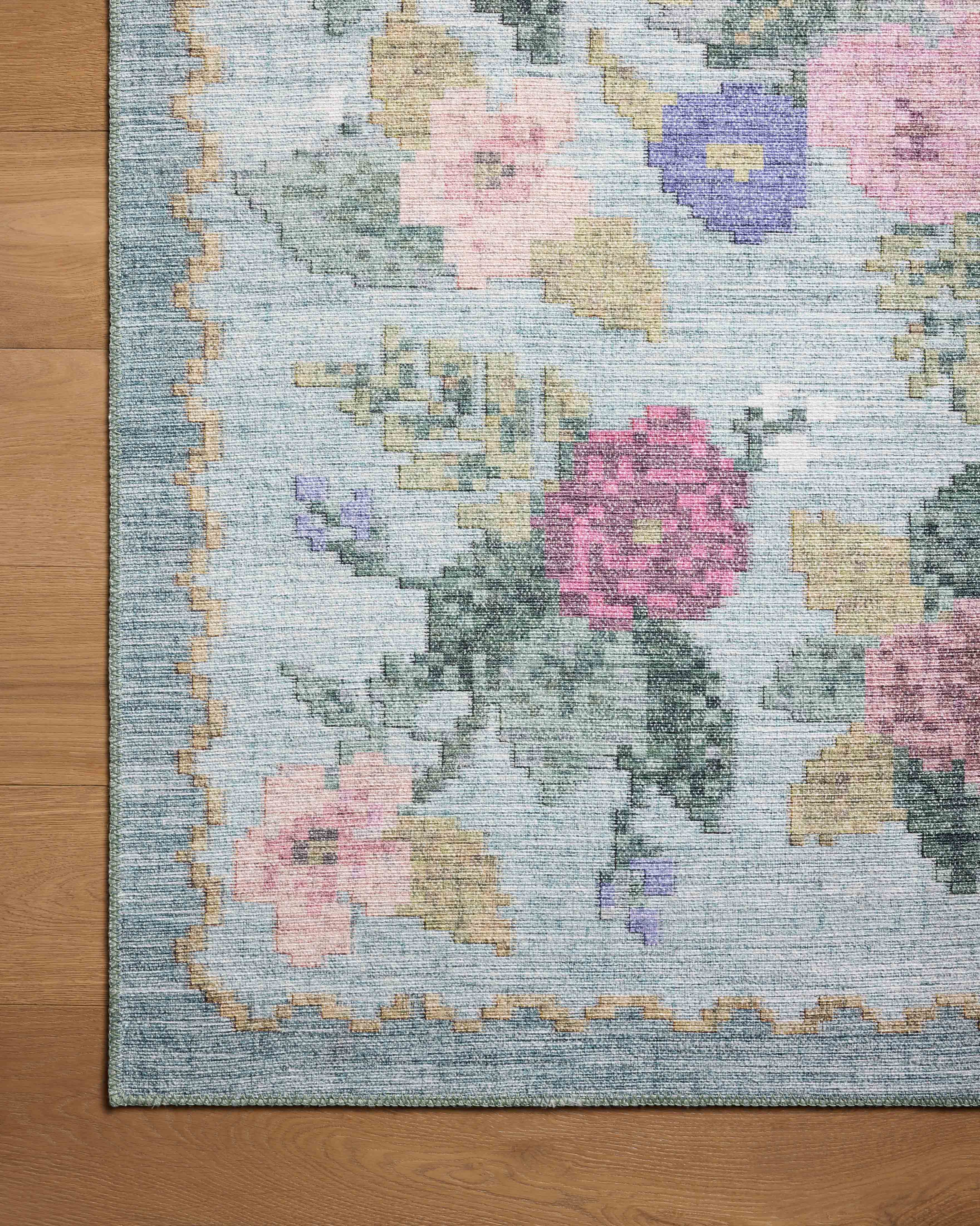 Rifle Paper Co. x Loloi Rosa Sky Sample Rug RUGS - synthetic Loloi