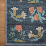 Rifle Paper Co. x Loloi Rosa Navy Sample Rug RUGS - synthetic Loloi