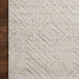 Loloi Raven Ivory / Pebble Rug 0-RUGS - wool Loloi