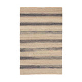 Jute Ticking Handwoven Rug RUGS - jute Dash & Albert Indigo 2' x 3'