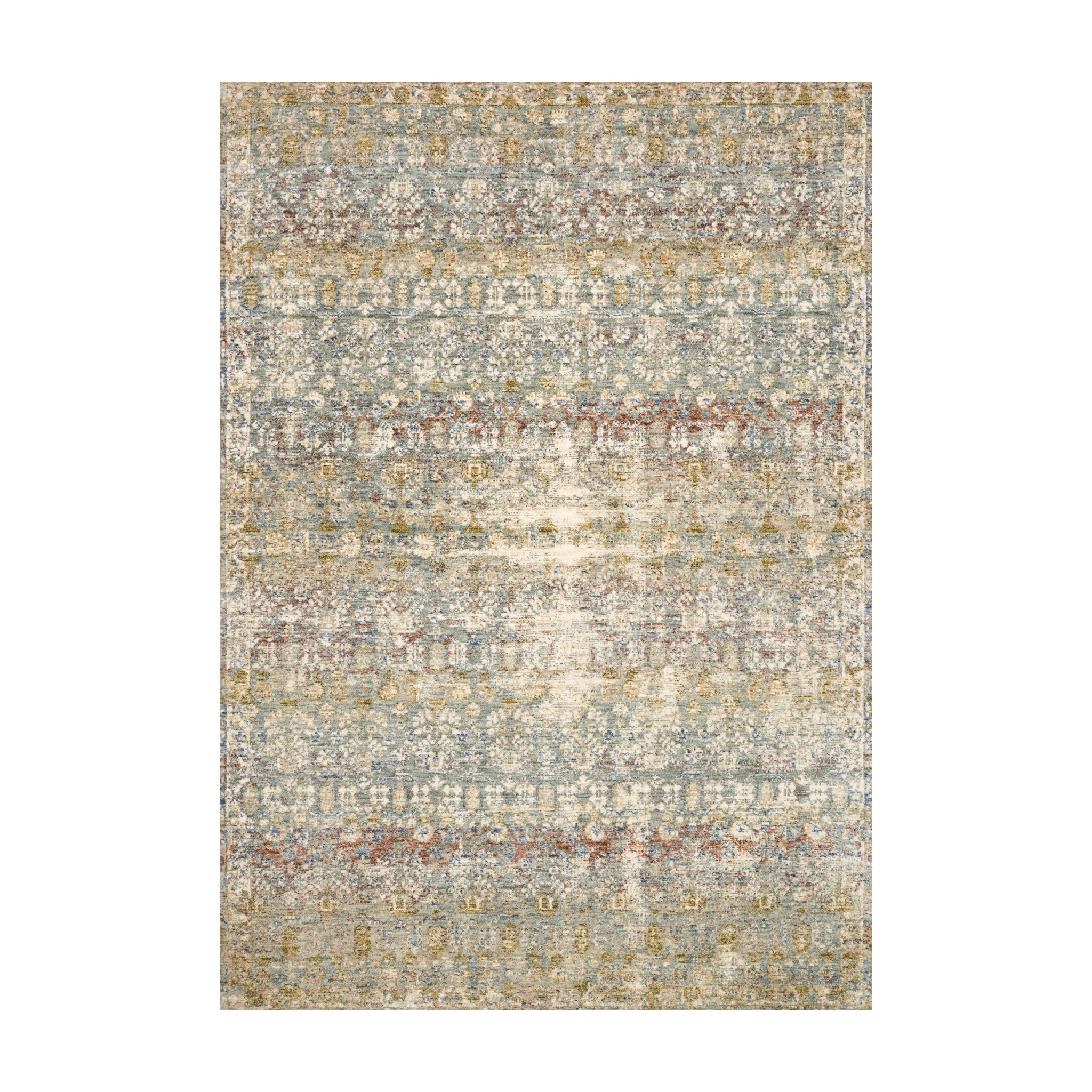 Loloi Revere Grey / Multi Rug RUGS - synthetic Loloi 18" x 18"