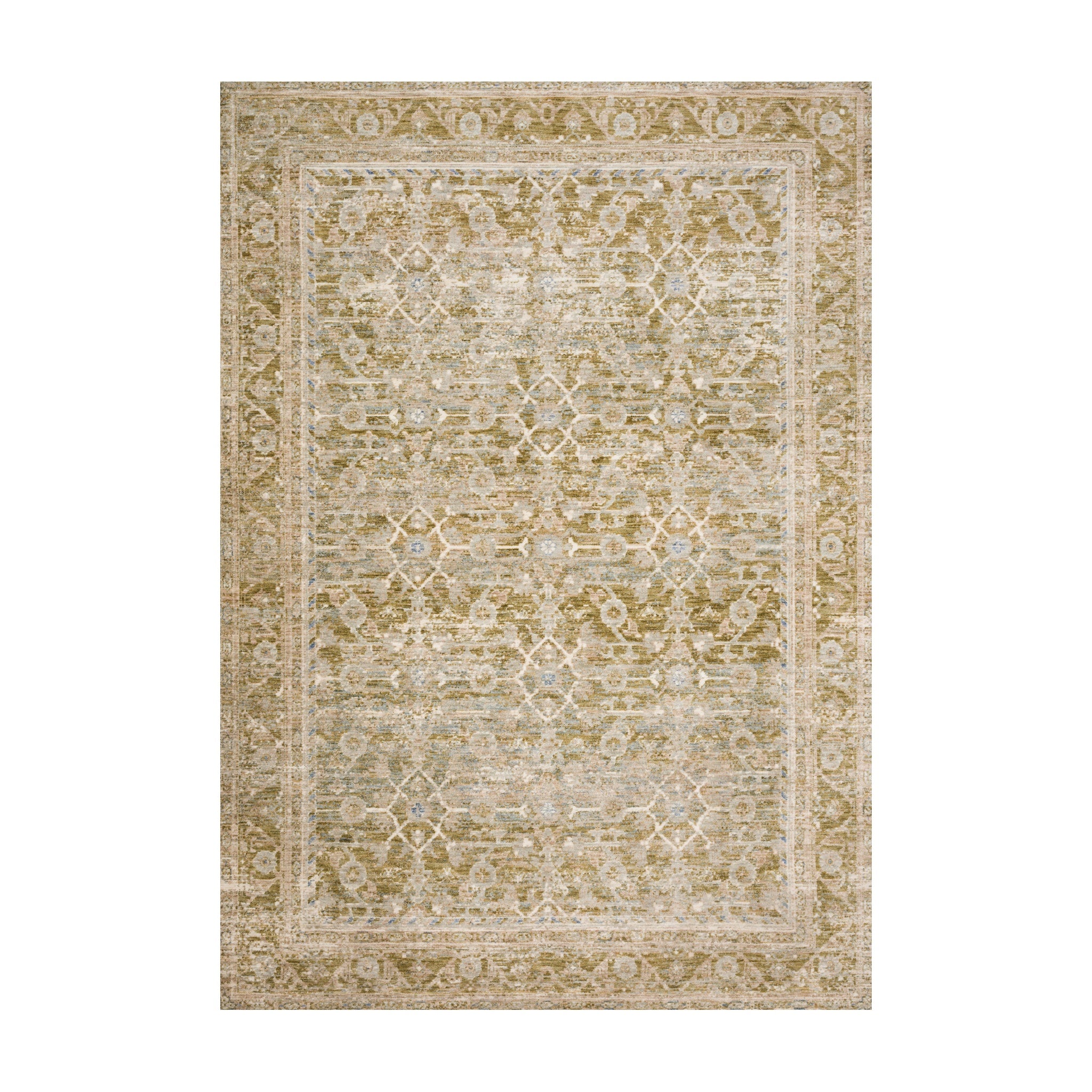 Loloi Revere Avocado / Multi Rug RUGS - synthetic Loloi 18" x 18"
