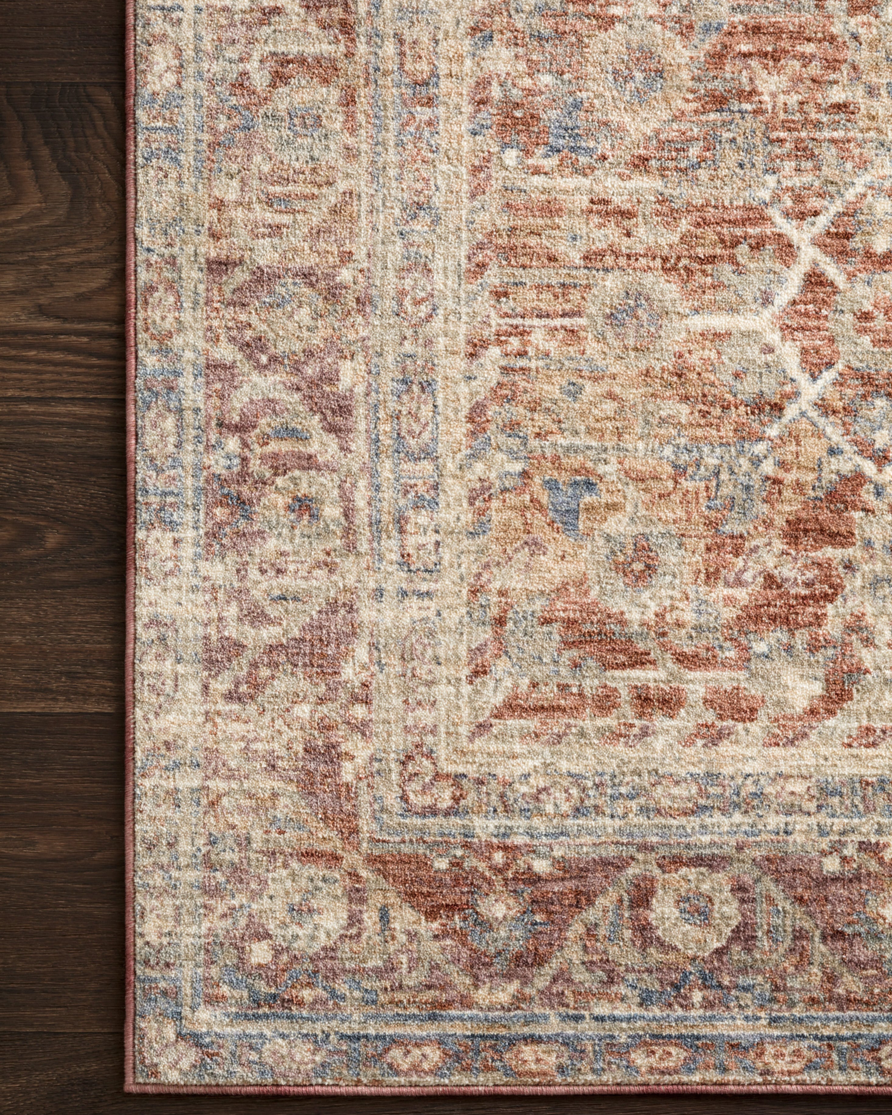 Loloi Revere Terracotta / Multi Rug RUGS - synthetic Loloi