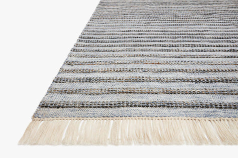 Justina Blakeney X Loloi Rey Denim / Natural Indoor/Outdoor Rug - Rug & Weave