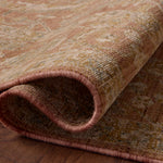Loloi Reign Terracotta / Sky Rug RUGS - wool Loloi 18" x 18"