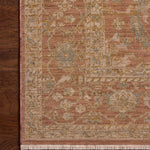 Loloi Reign Terracotta / Sky Rug RUGS - wool Loloi 18" x 18"