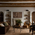 Loloi Reign Terracotta / Sky Rug RUGS - wool Loloi 18" x 18"