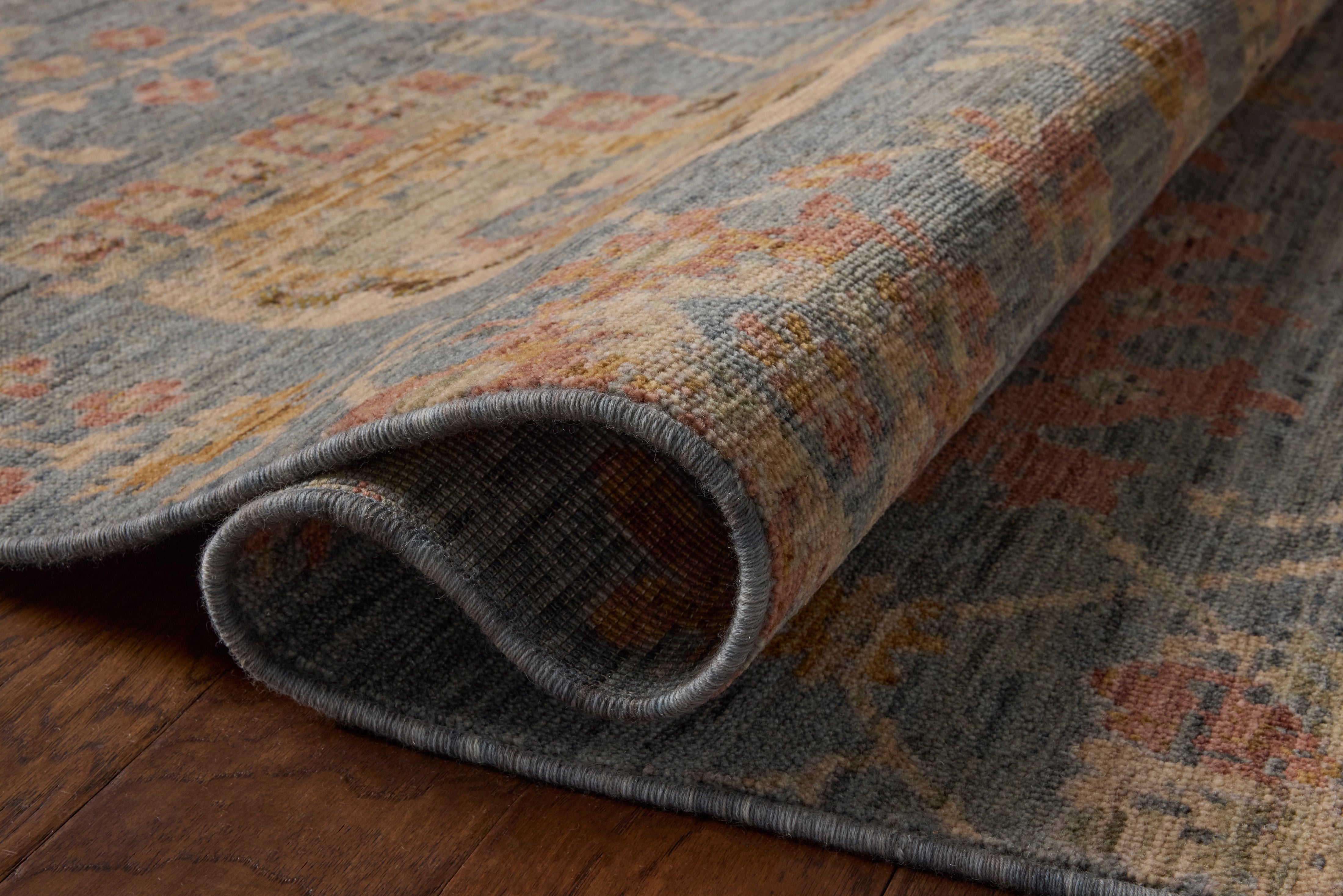 Loloi Reign Denim / Multi Rug RUGS - wool Loloi 18" x 18"
