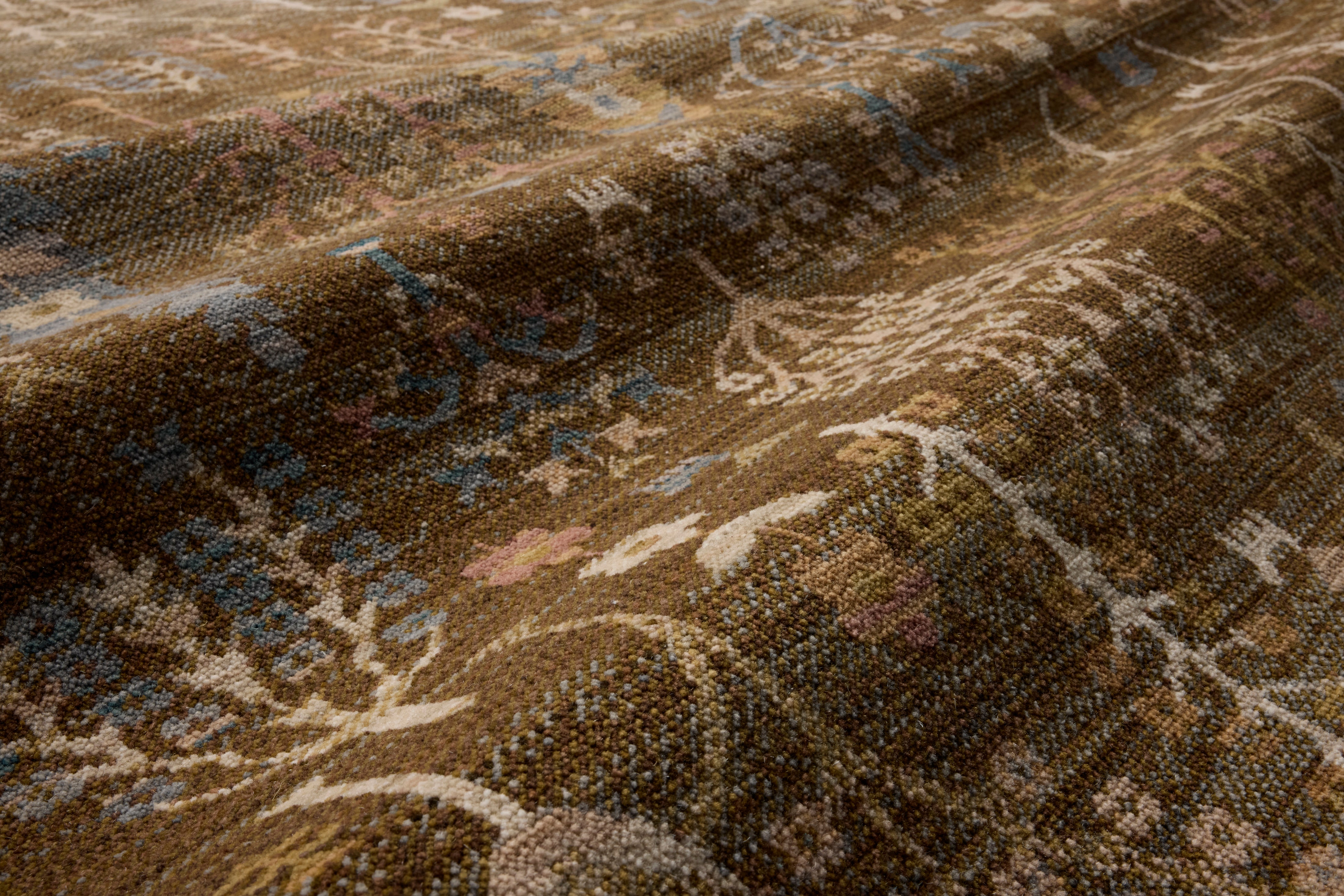 Loloi Reign Moss / Multi Square Rug RUGS - wool Loloi