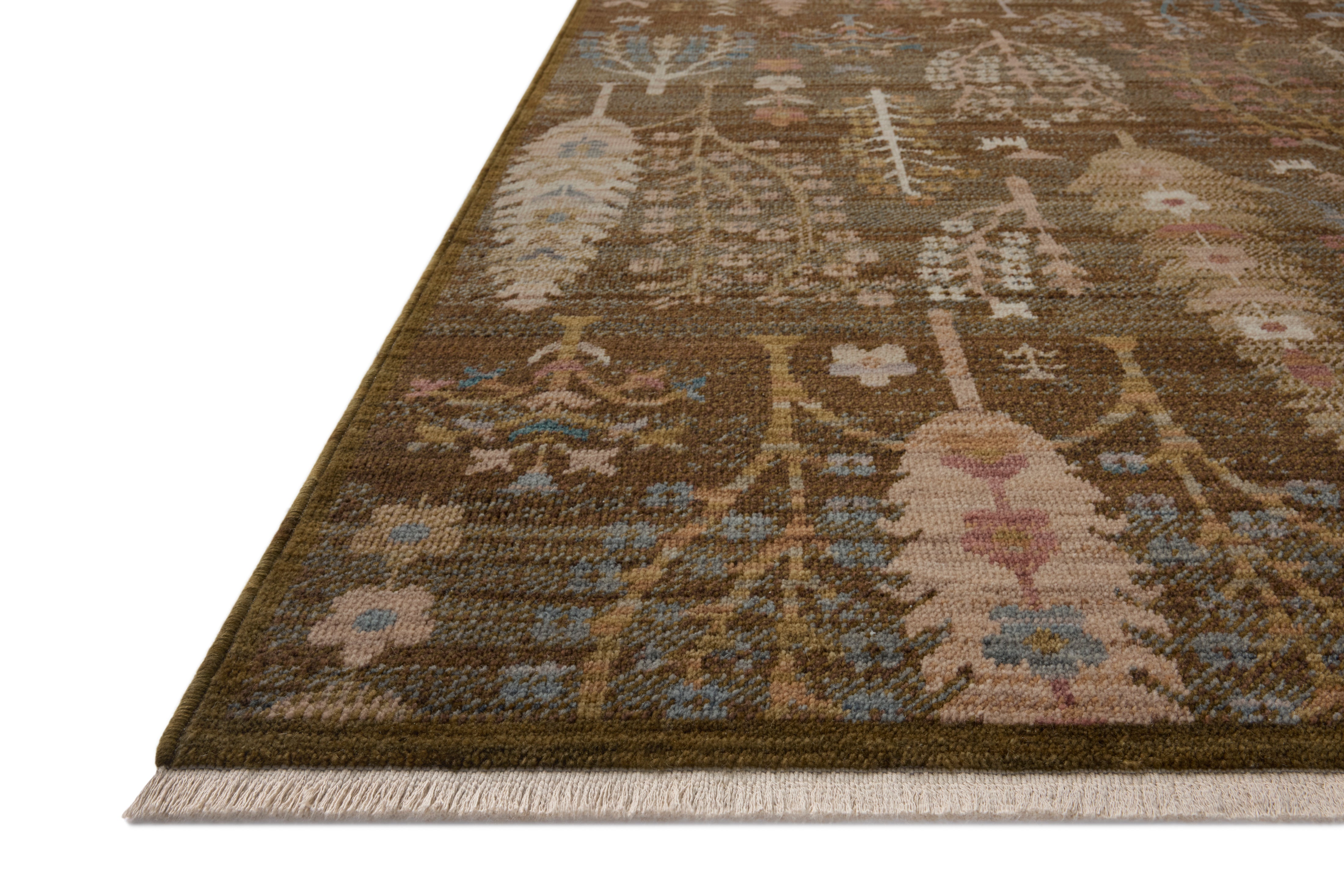 Loloi Reign Moss / Multi Rug RUGS - wool Loloi 18" x 18"