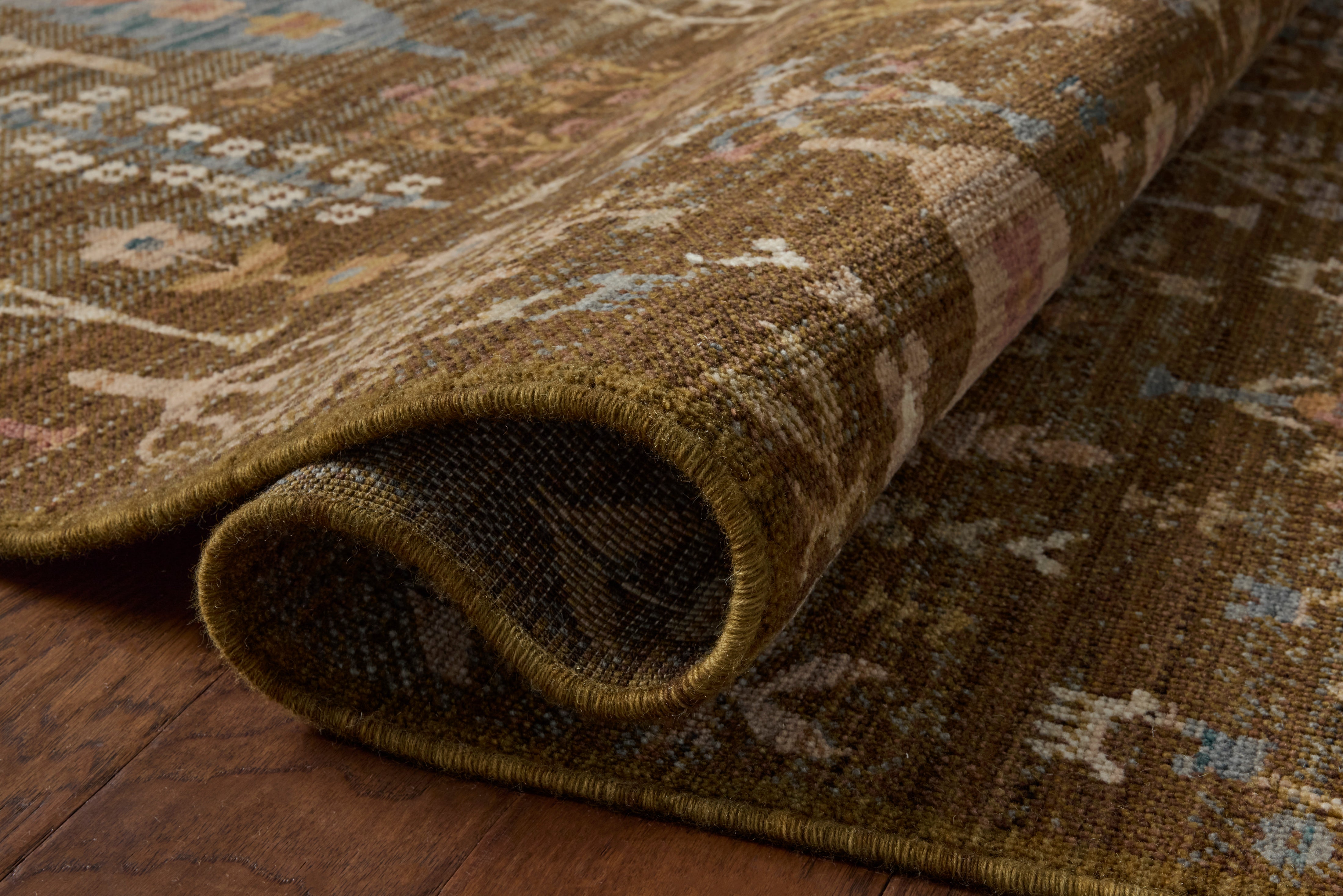 Loloi Reign Moss / Multi Rug RUGS - wool Loloi 18" x 18"