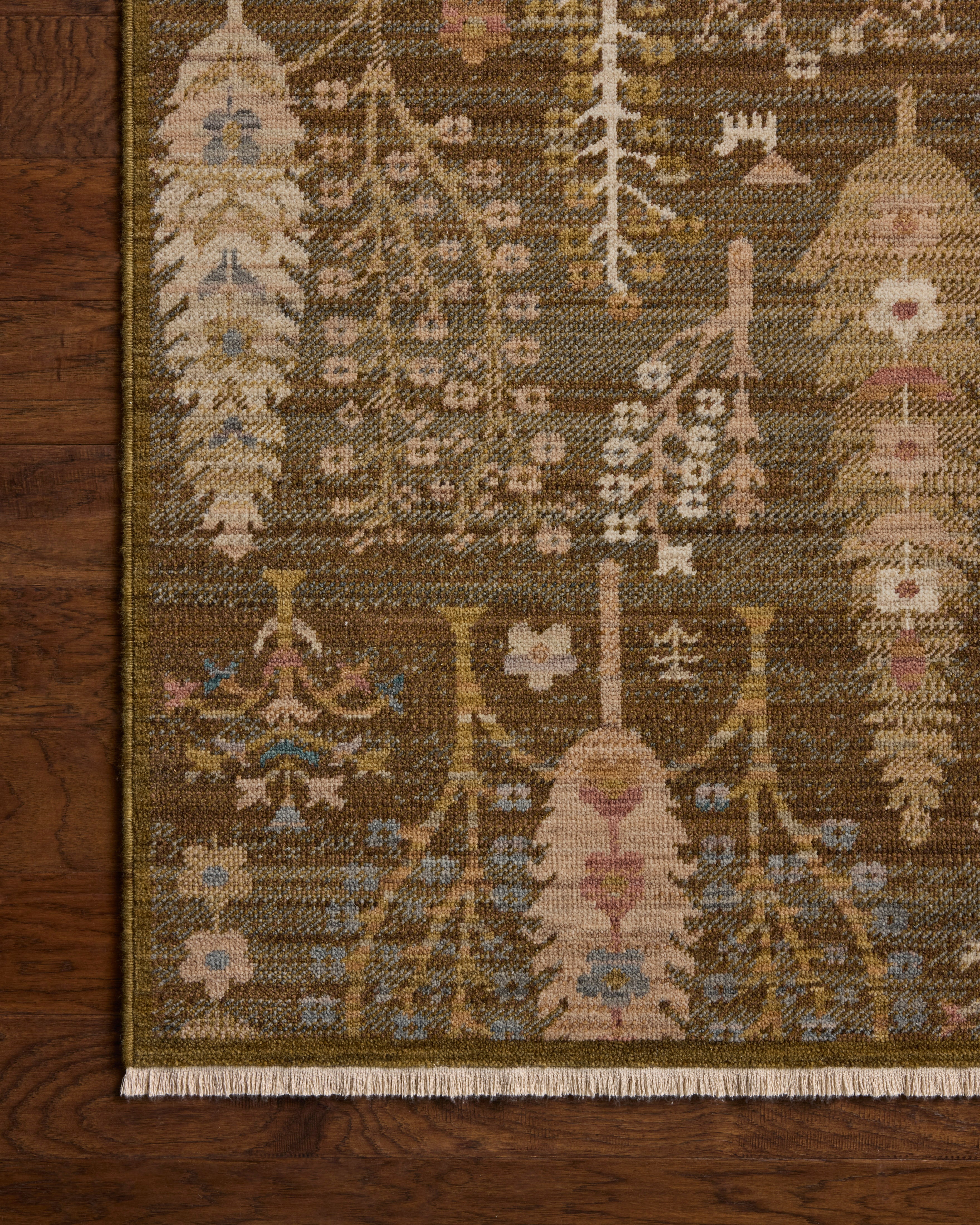 Loloi Reign Moss / Multi Rug RUGS - wool Loloi 18" x 18"