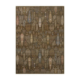 Loloi Reign Moss / Multi Square Rug