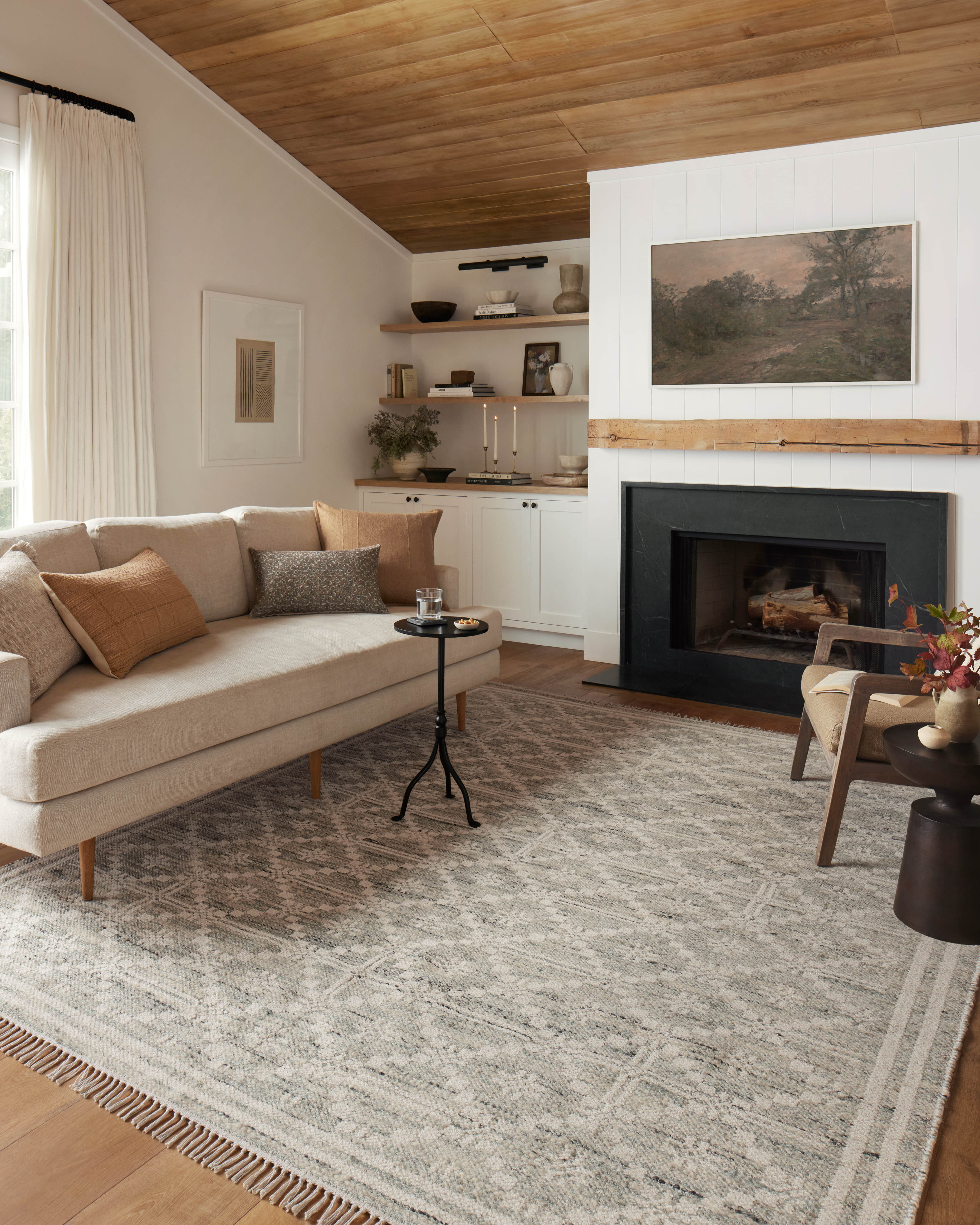 Angela Rose x Loloi Rivers Lagoon / Ivory Rug 0-RUGS-patterned Loloi